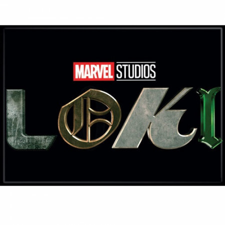 Marvel Studios Loki Series Title Card Logo Magnet