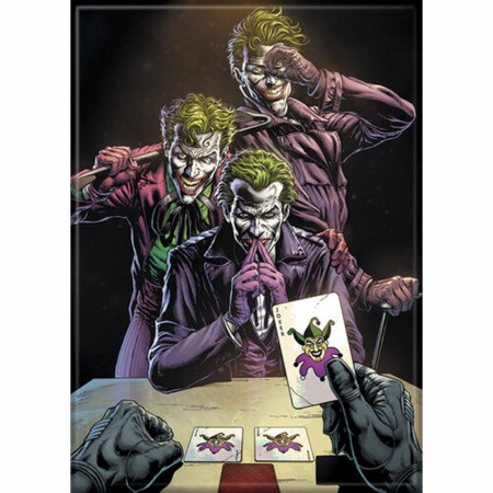 DC Comics Three of A Kind Jokers Killing Joke Style Magnet