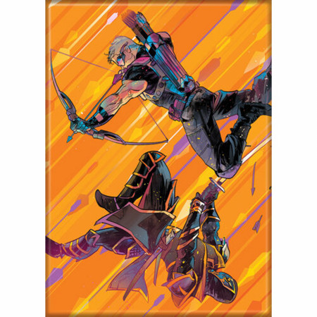 Marvel Comics Ultimate Hawkeye Freefall Magnet