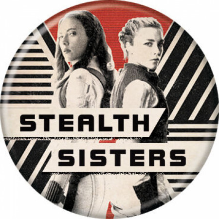 Black Widow Movie Stealth Sisters Characters Button