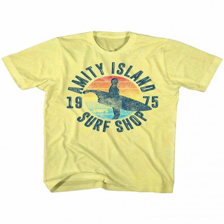 Jaws Surfshop Yellow TShirt
