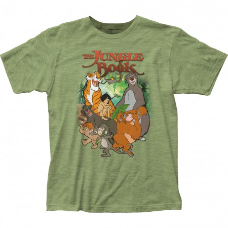 The Jungle Book Cover Men's Green T-Shirt