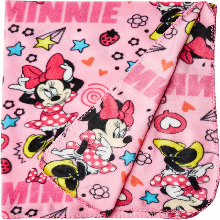 Disney Minnie Mouse Character Doodles Throw Blanket