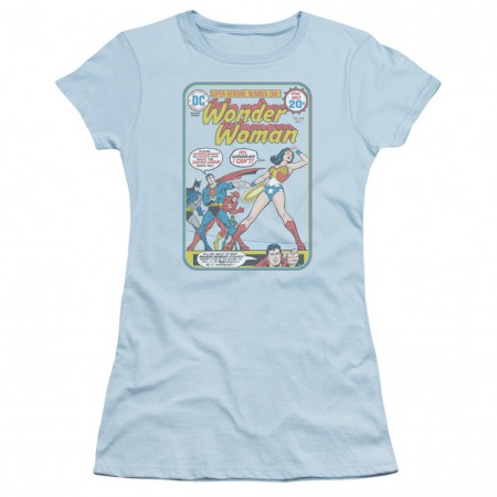 Wonder Woman Cover #212 Women's Blue Tshirt