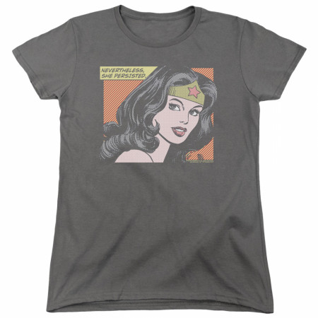 Wonder Woman She Persisted Women's T-Shirt