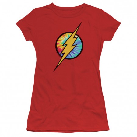 The Flash Tie Dye Logo Women's Tshirt