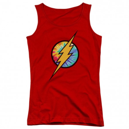 The Flash Tie Dye Logo Women's Tank Top