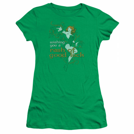 Poison Ivy Wishing You a Rash of Good Luck Junior's T-Shirt