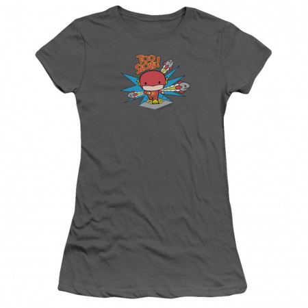 The Flash Too Slow Chibi Women's Tshirt