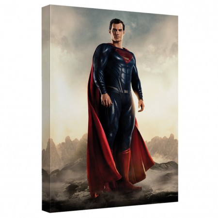 Justice League Superman 16x20 Canvas Print