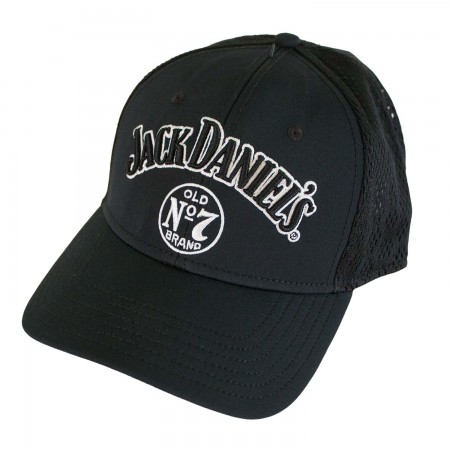 Jack Daniels Black Embroidered Label Hat
