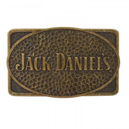 Jack Daniels Antique Brass Belt Buckle