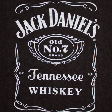 Jack Daniel's Burnout Junior Women's Shirt - Black