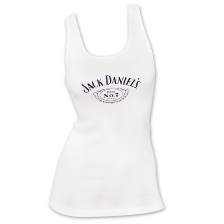Jack Daniel's Classic Women's Top - White
