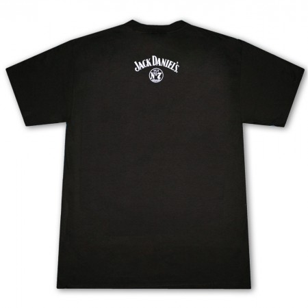 Jack Daniel's 'Jack Lives Here' Old. No 7 Logo Men's Black T-Shirt