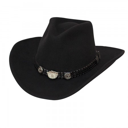 Jack Daniels Black Wool Cowboy Hat