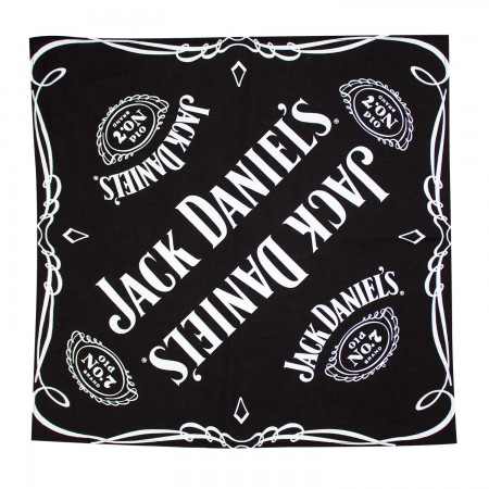 Jack Daniels Black Classic Logo Bandana