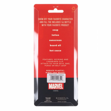 Captain America Marvel Character Neoprene Bottle Keychain