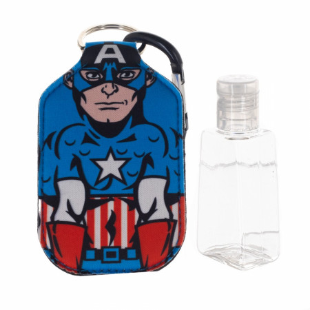 Captain America Marvel Character Neoprene Bottle Keychain