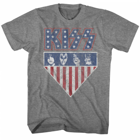 KISS American Flag Colors T-Shirt