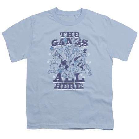 Looney Tunes The Gangs All Here Youth Tshirt
