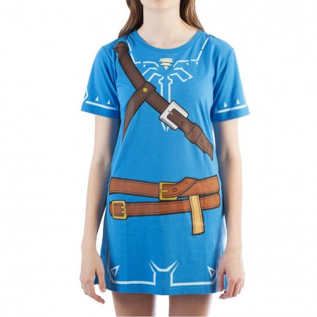 The Legend Of Zelda Breath Of The Wild Ladies Tunic Costume Dress