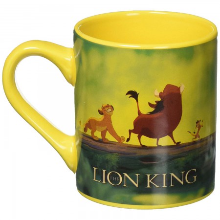 Lion King Hakuna Matata 14oz Ceramic Yellow Mug