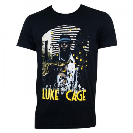 Luke Cage Men's Black Indestructible T-Shirt