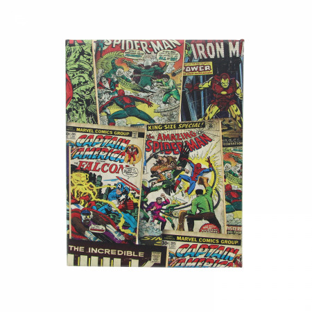 Marvel Comic Cover Collage Slimfold Wallet
