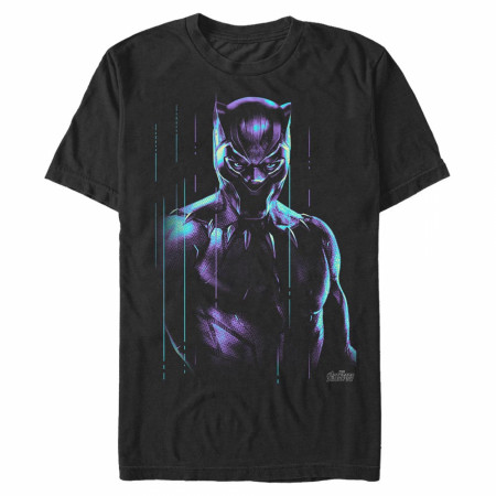 Black Panther Glowing Portrait T-Shirt