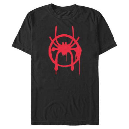 Spider-Man Miles Morales Spray Paint Logo T-Shirt
