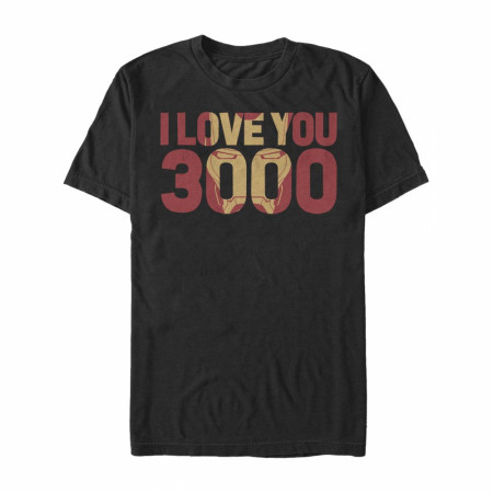 Marvel Iron Man Love 3000 Mask T-shirt