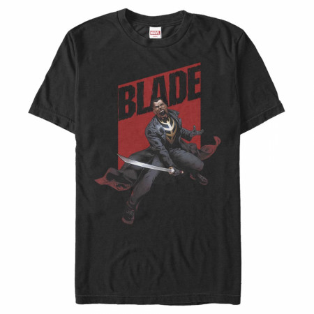 Blade Rage Unleashed on Black T-Shirt