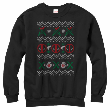 Deadpool Ugly Christmas Sweater Design Sweatshirt