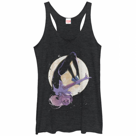 Spider-Gwen Moon Women's Racerback Tank Top