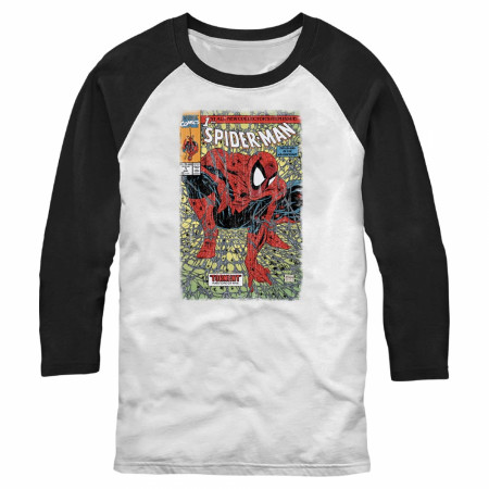 Spider-Man "Torment" 1990 Comic Cover 3/4 Sleeve Raglan T-Shirt