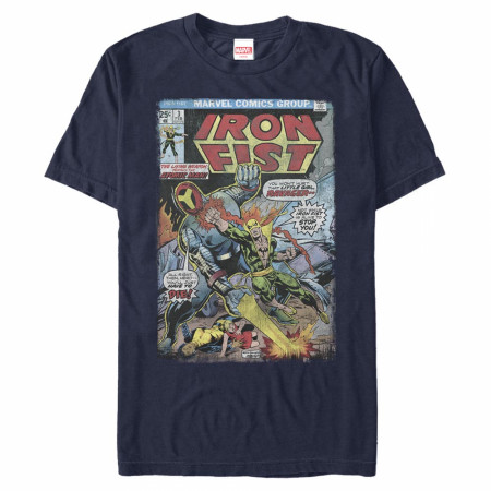 Iron Fist vs Atomic Man Comic #3 Cover T-Shirt