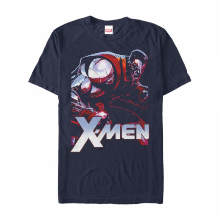 X-Men Colossus Steel Blue T-Shirt
