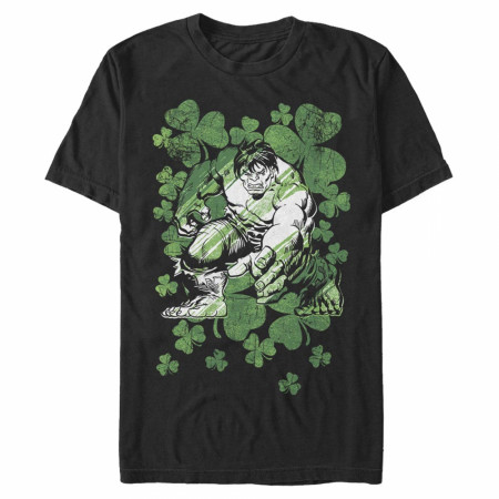 Hulk Clovers Black T-Shirt