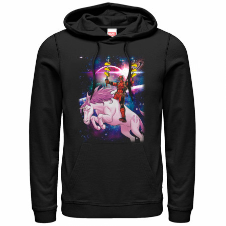 Marvel Taco Deadpool on Space Unicorn Lightweight Hoodie