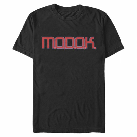 MODOK Text Label T-Shirt