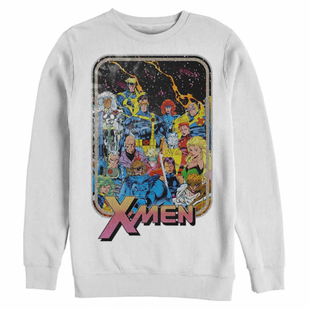 X-Men 70's Iron On White Sweatshirt