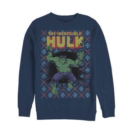 Hulk Ugly Christmas Sweater Design Sweatshirt