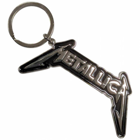 Metallica Silver Logo Keychain