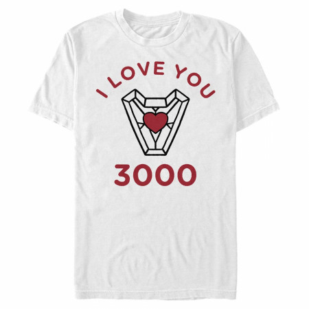 Marvel Comics Iron Man I Love You 3000 Valentine's Day T-Shirt