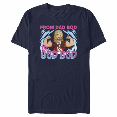 Thor From Dad Bod to God Bod T-Shirt