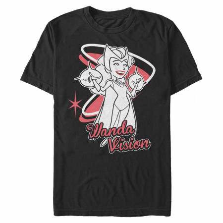 WandaVision Retro Wanda Cartoon T-Shirt