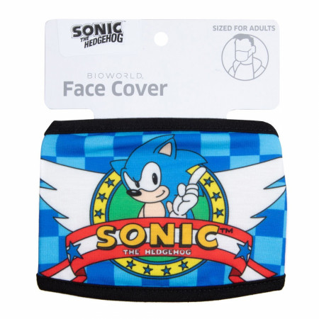 Sonic The Hedgehog Adjustable Face Cover