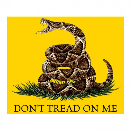 Don't Tread On Me 50x60 Fleece Blanket