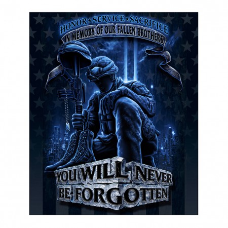 Never Forget 50x60 Fleece Blanket